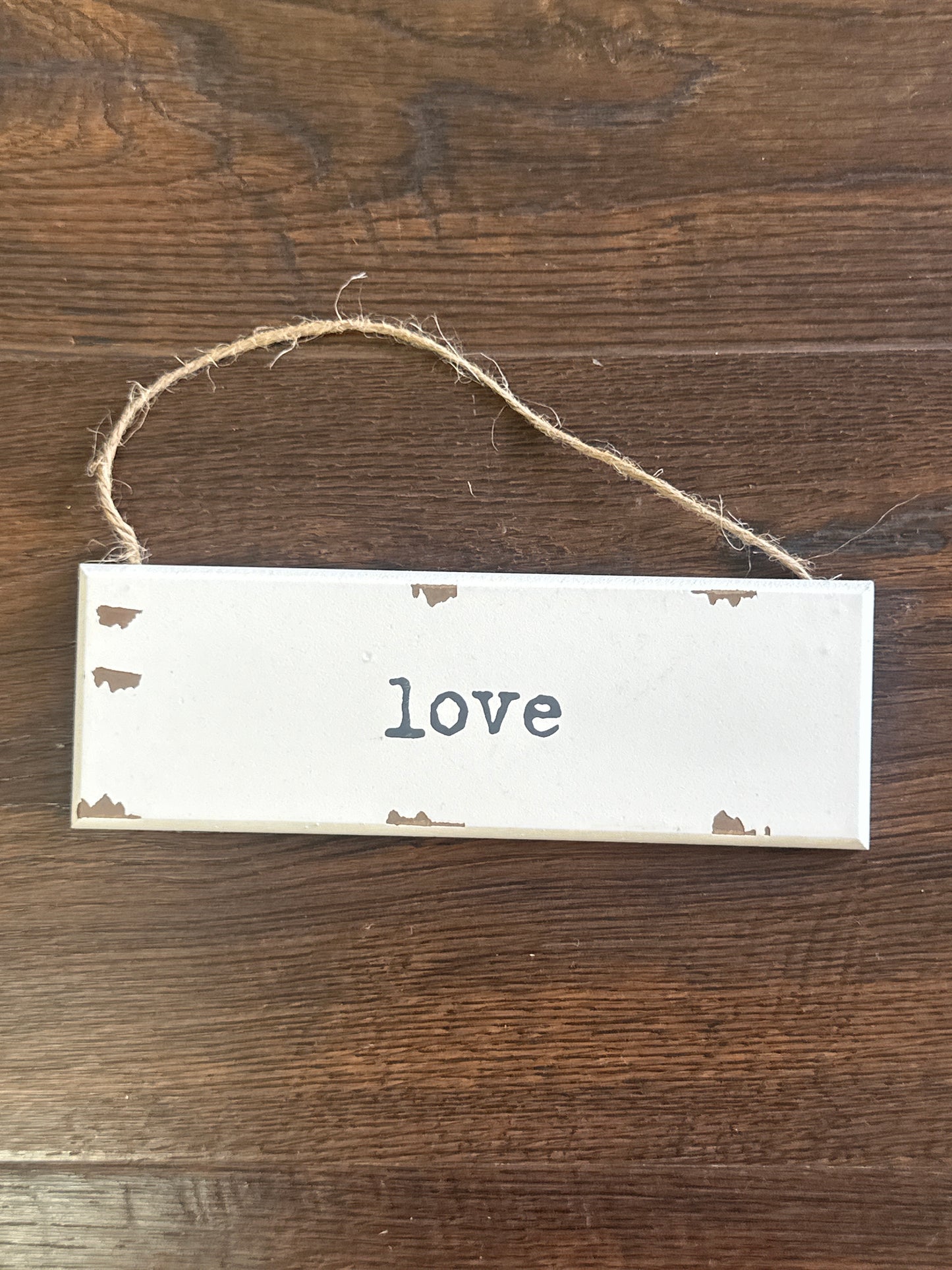 Love Hanging Sign