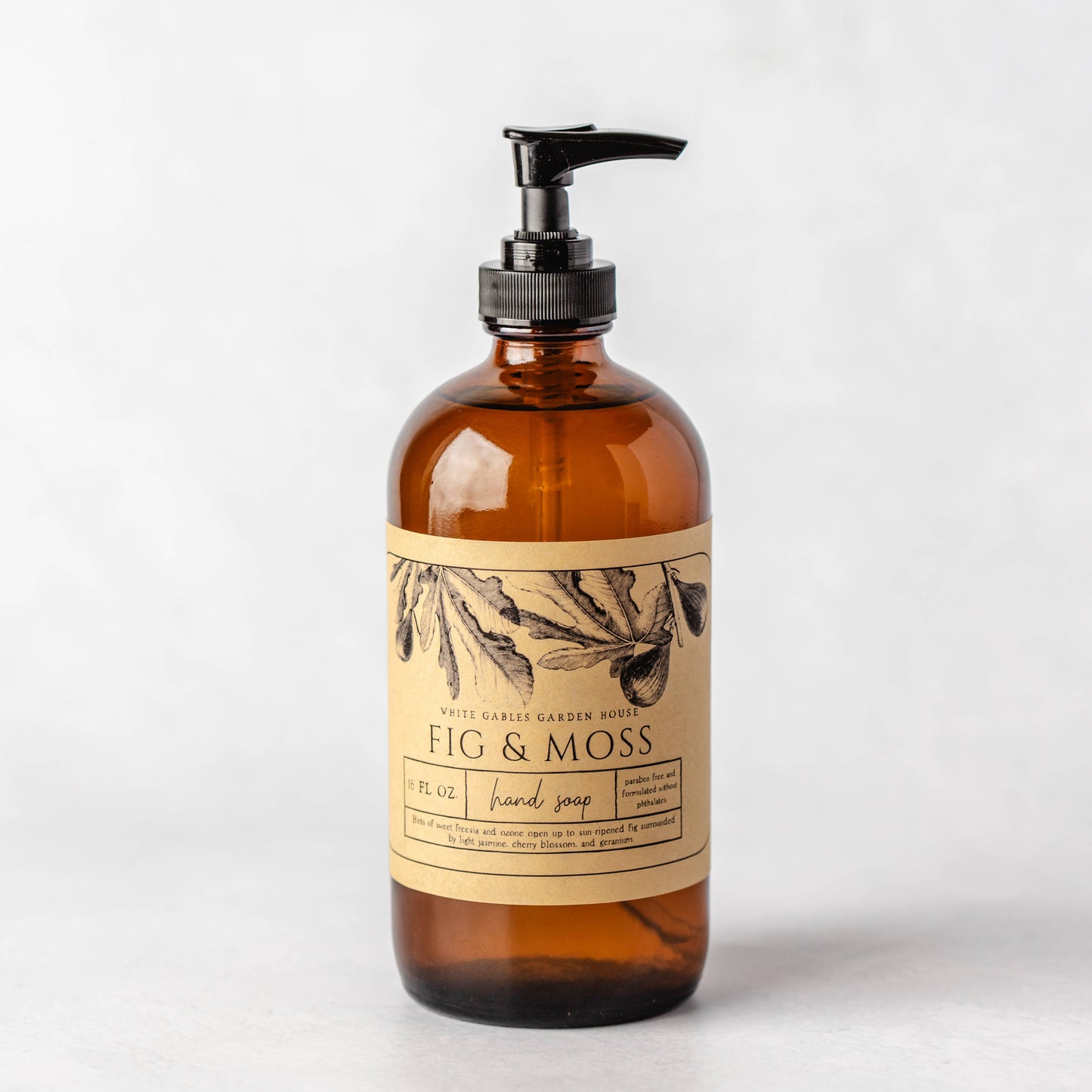 Fig & Moss Liquid Hand Soap 16 oz. | Made In USA