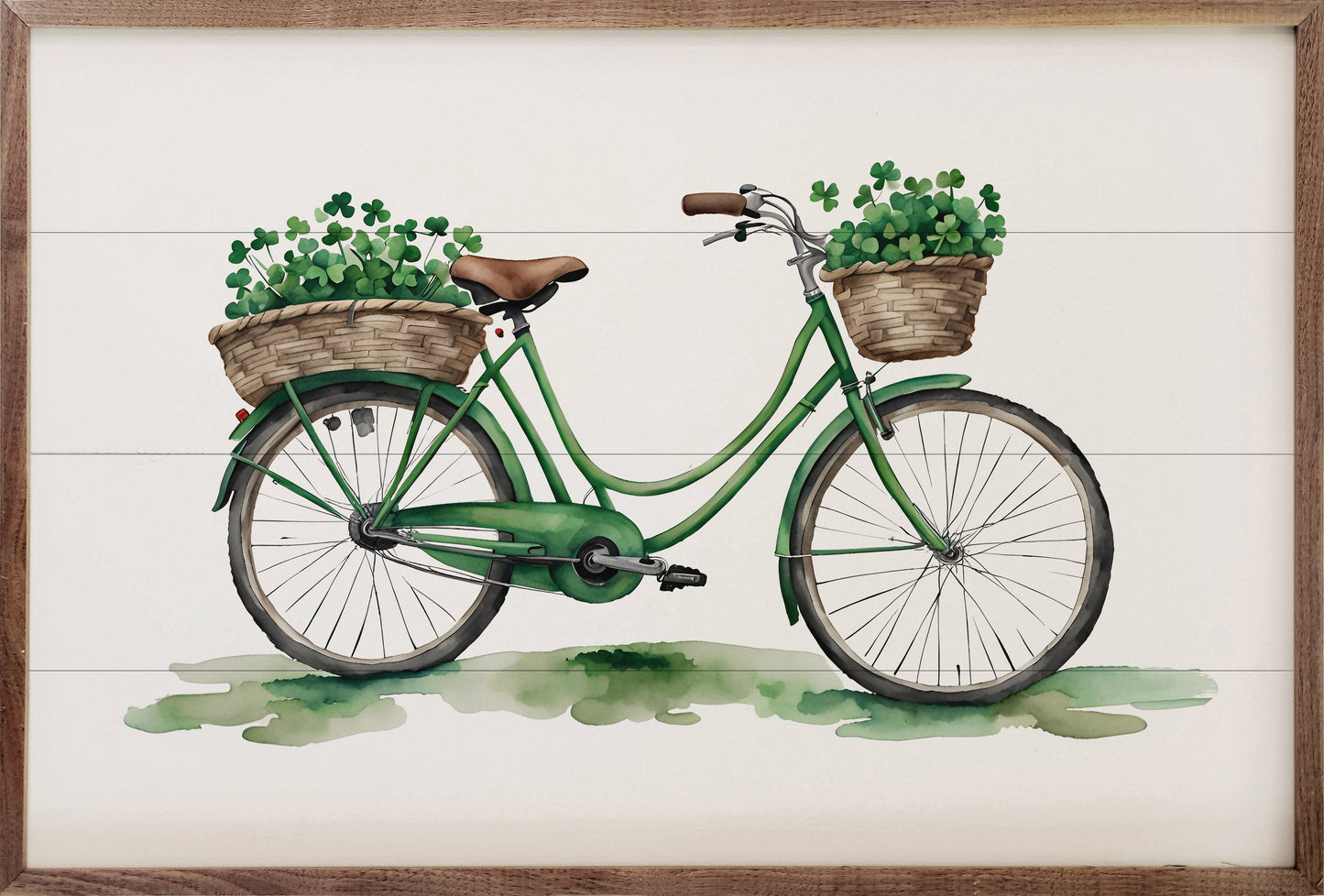 Green Bike White: 5 x 8 x 1.5
