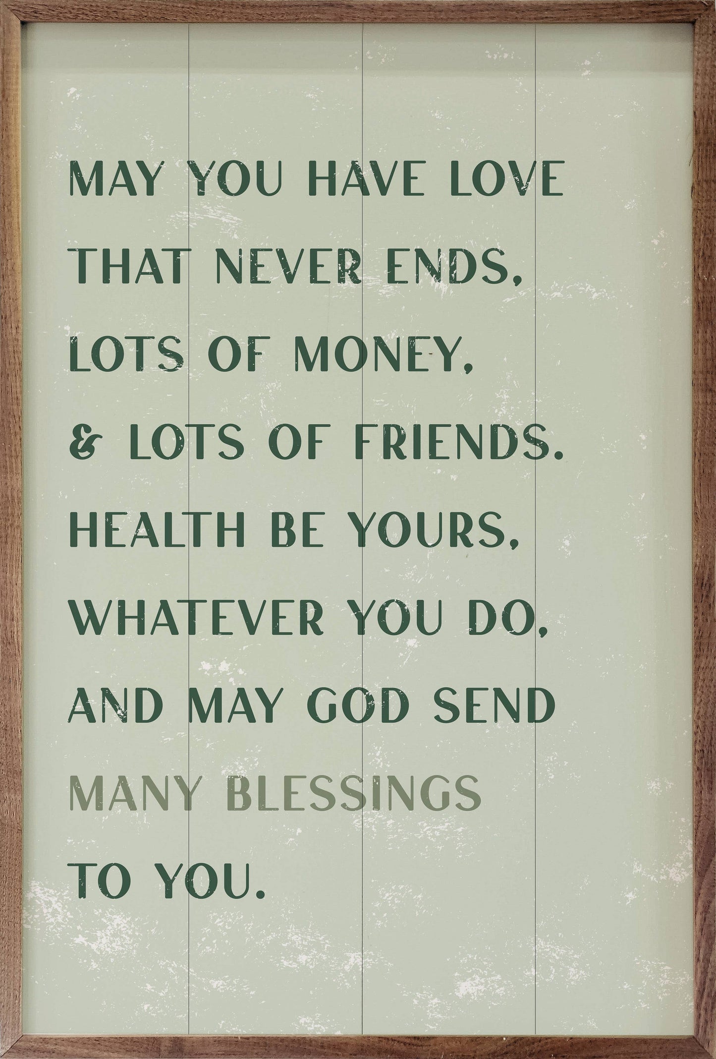 Irish Blessings Green: 5 x 8 x 1.5