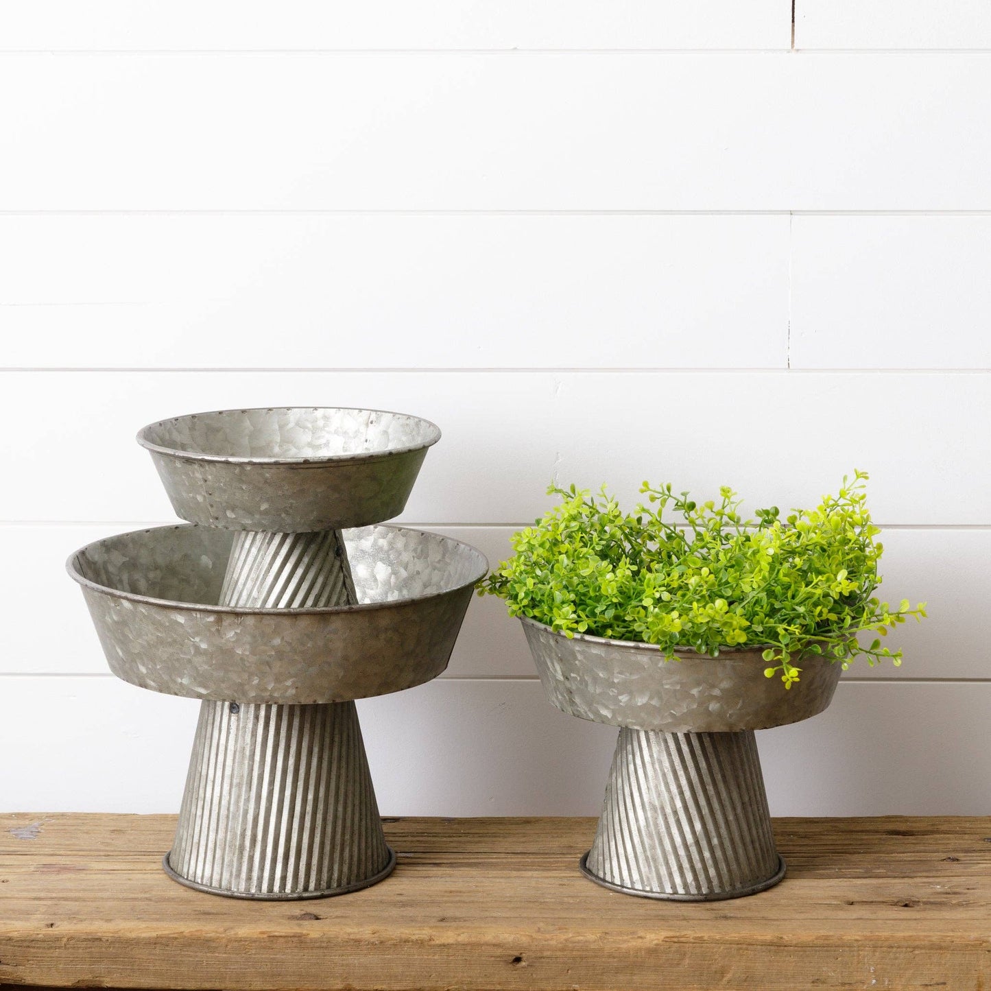 Galvanized Bowl Style Risers