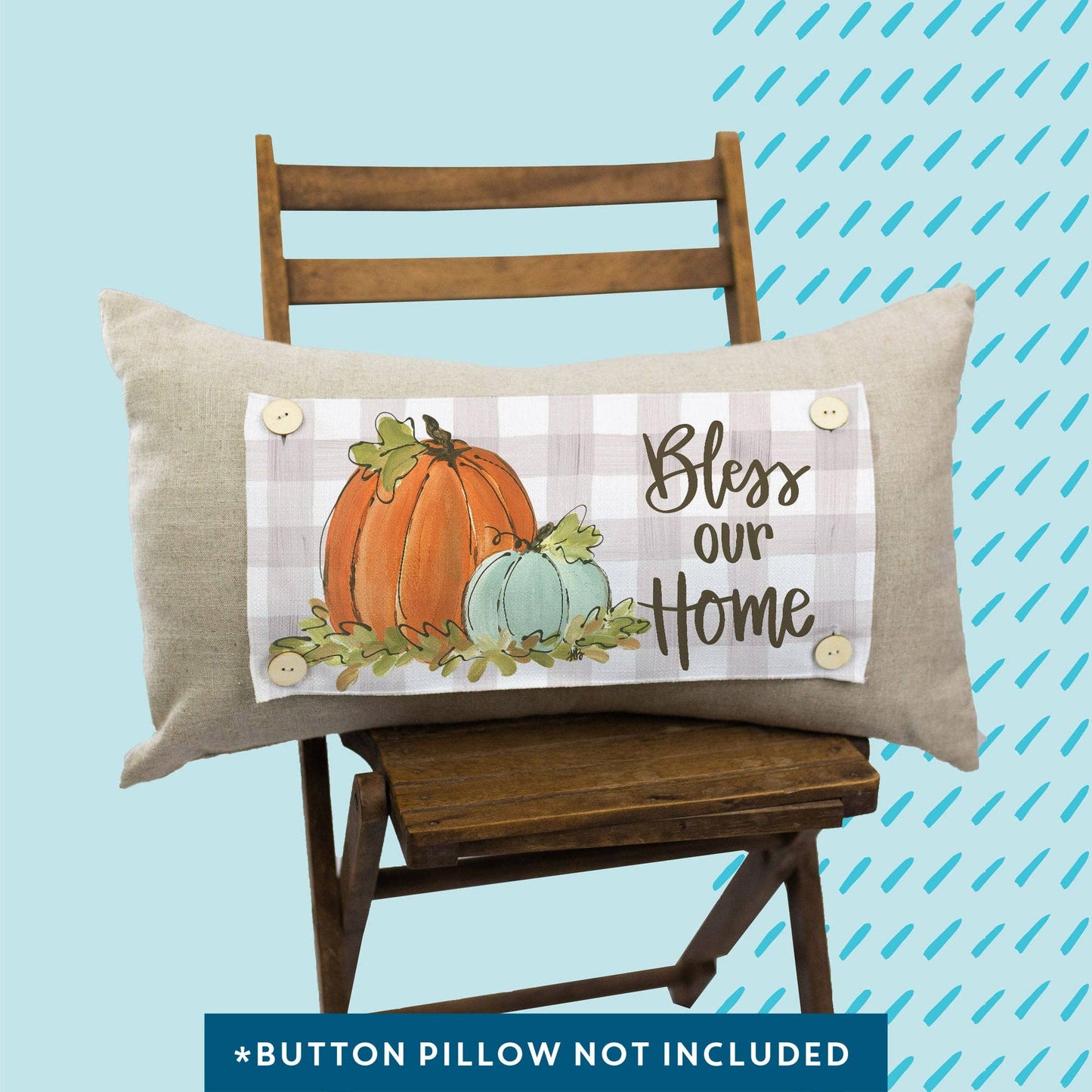 Spiritual "Bless Our Home" Pillow Swap