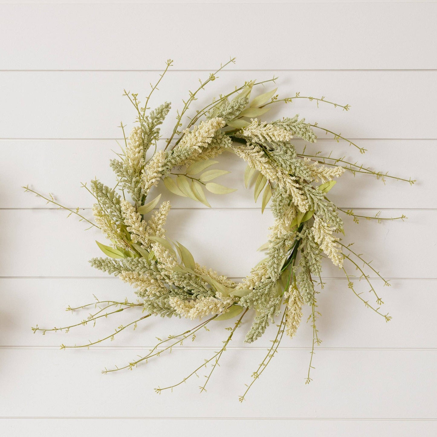 Wreath - Cream and Sage Spikes