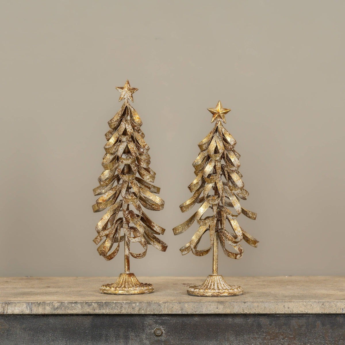 12.75" GOLD CHRISTMAS TREE