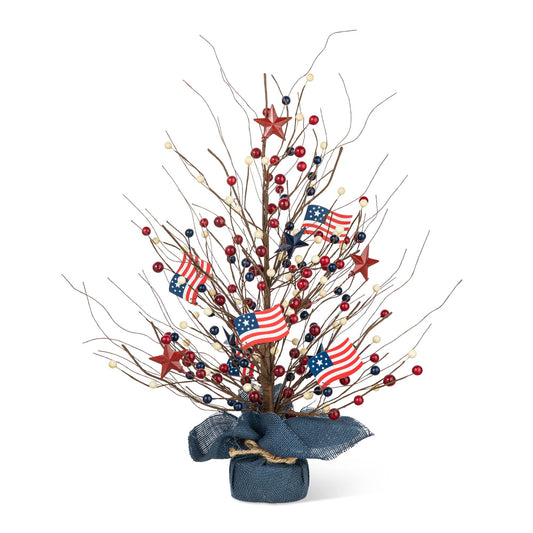 20 in H Patriotic Table Tree