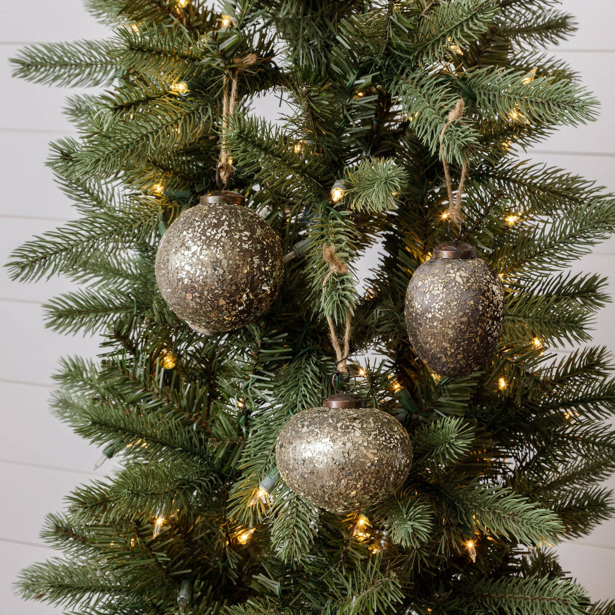 Champagne Glass Ornaments (Pk/03 Ast)