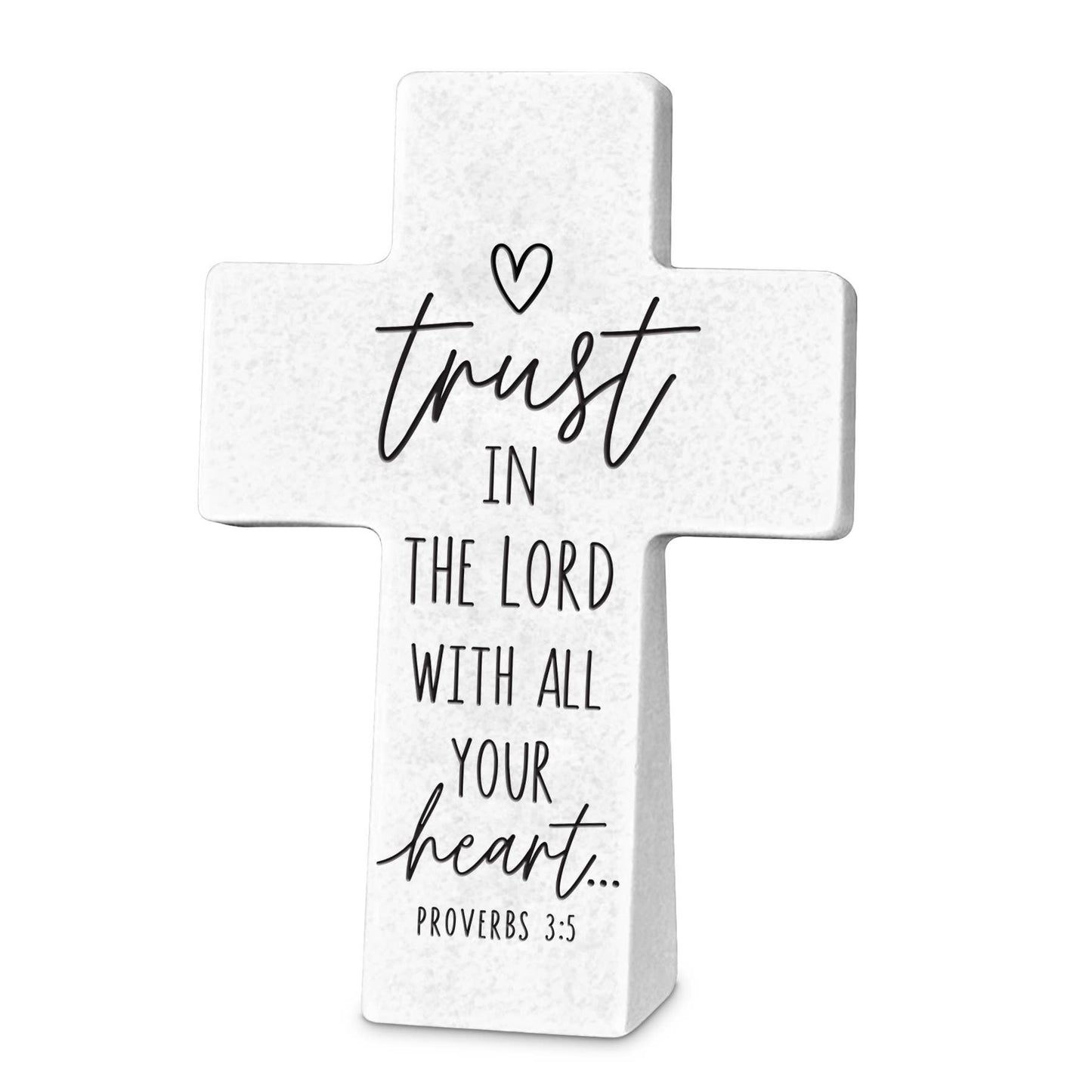 Trust Tabletop Cross - Resin Wedge-Base