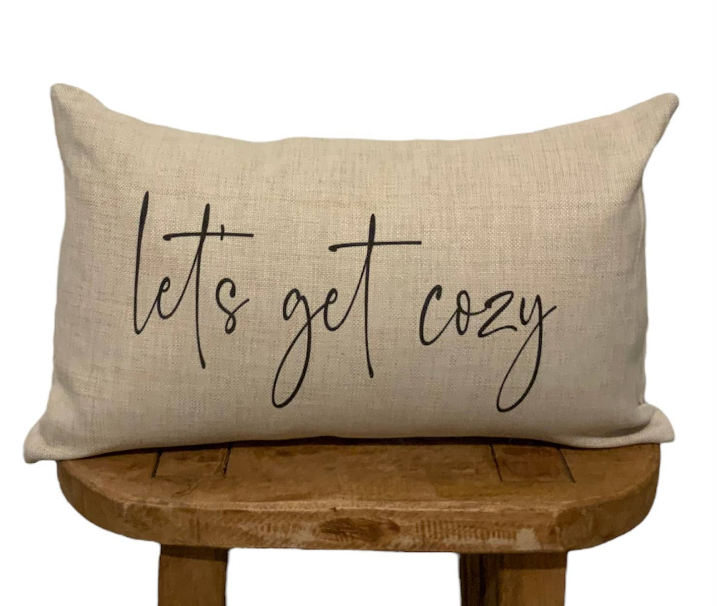Let's get Cozy Pillow: Pillow Cover with Insert