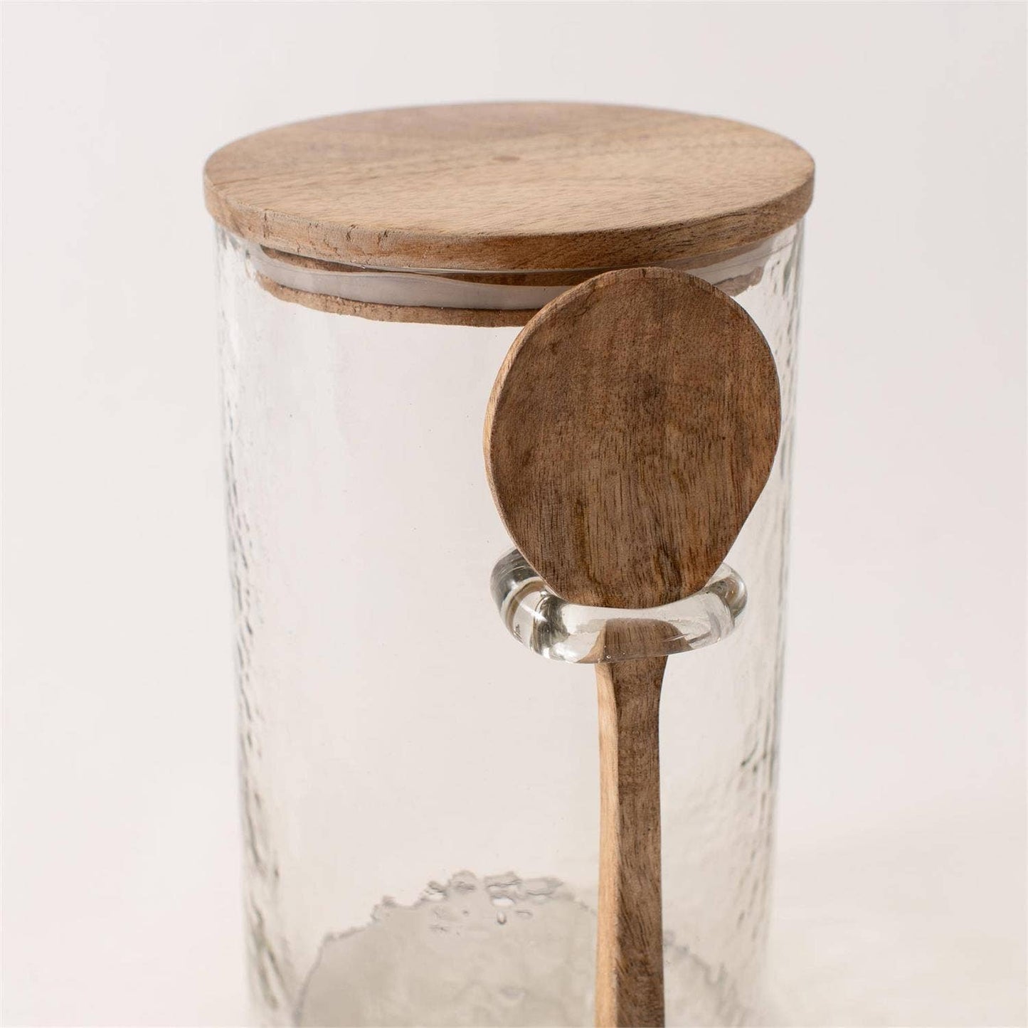 Spoonhold Glass Canister, Lg