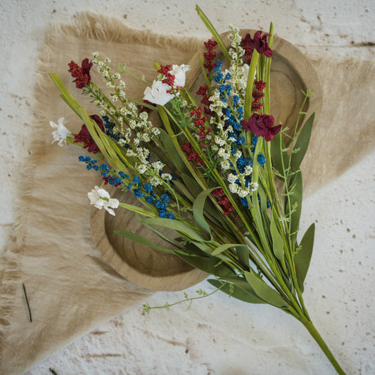 22" Red, White, & Blue Bush