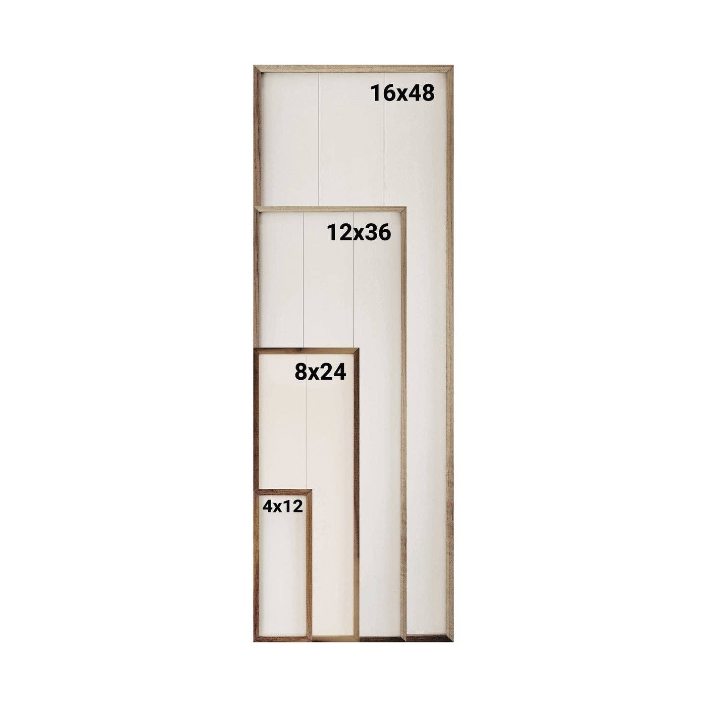 La Vernia, Tx 78121 Vertical White: 4 x 12 x 1.5