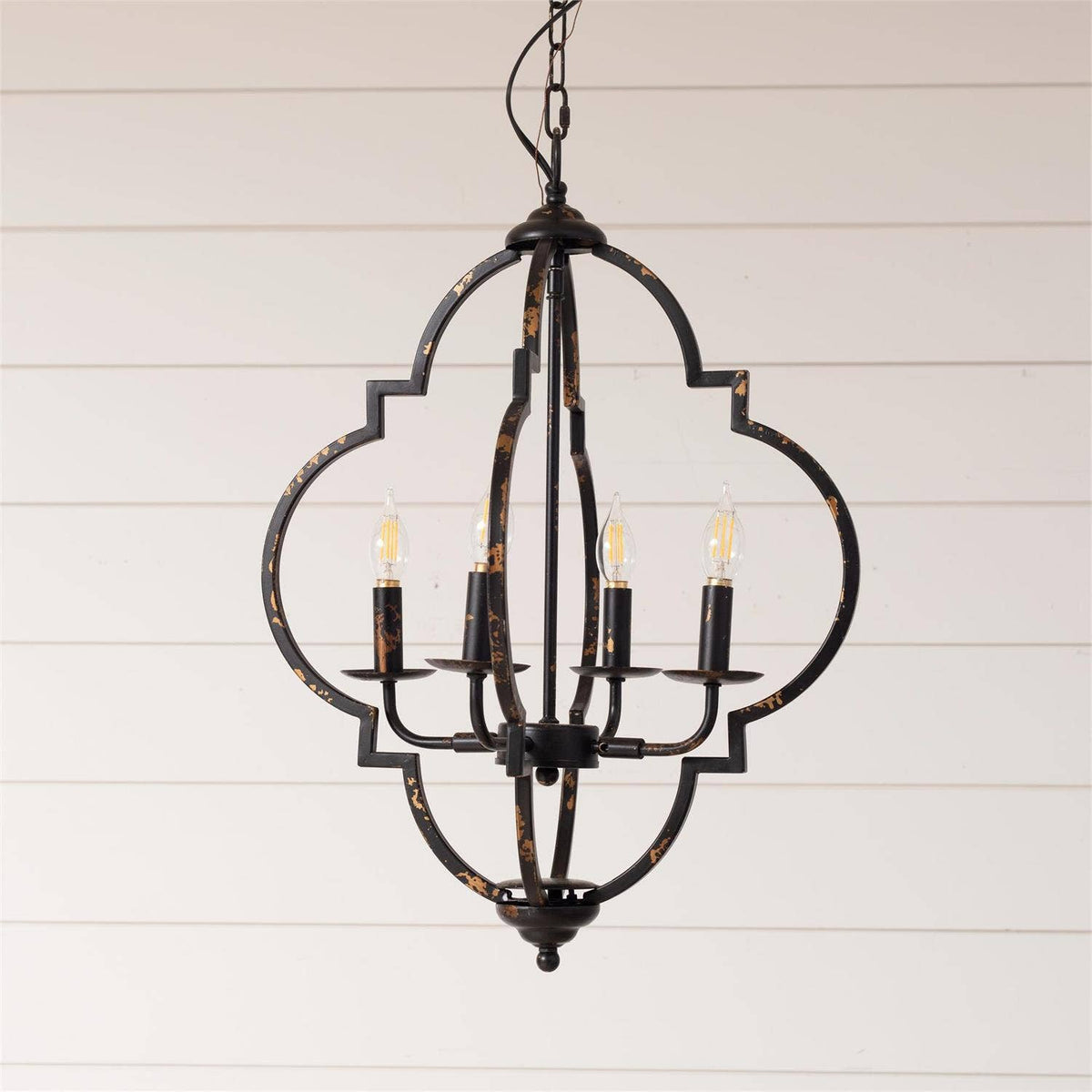 Quatrefoil Style Pendant Chandelier (PC)