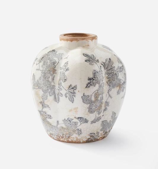 Antique Botanical Vase
