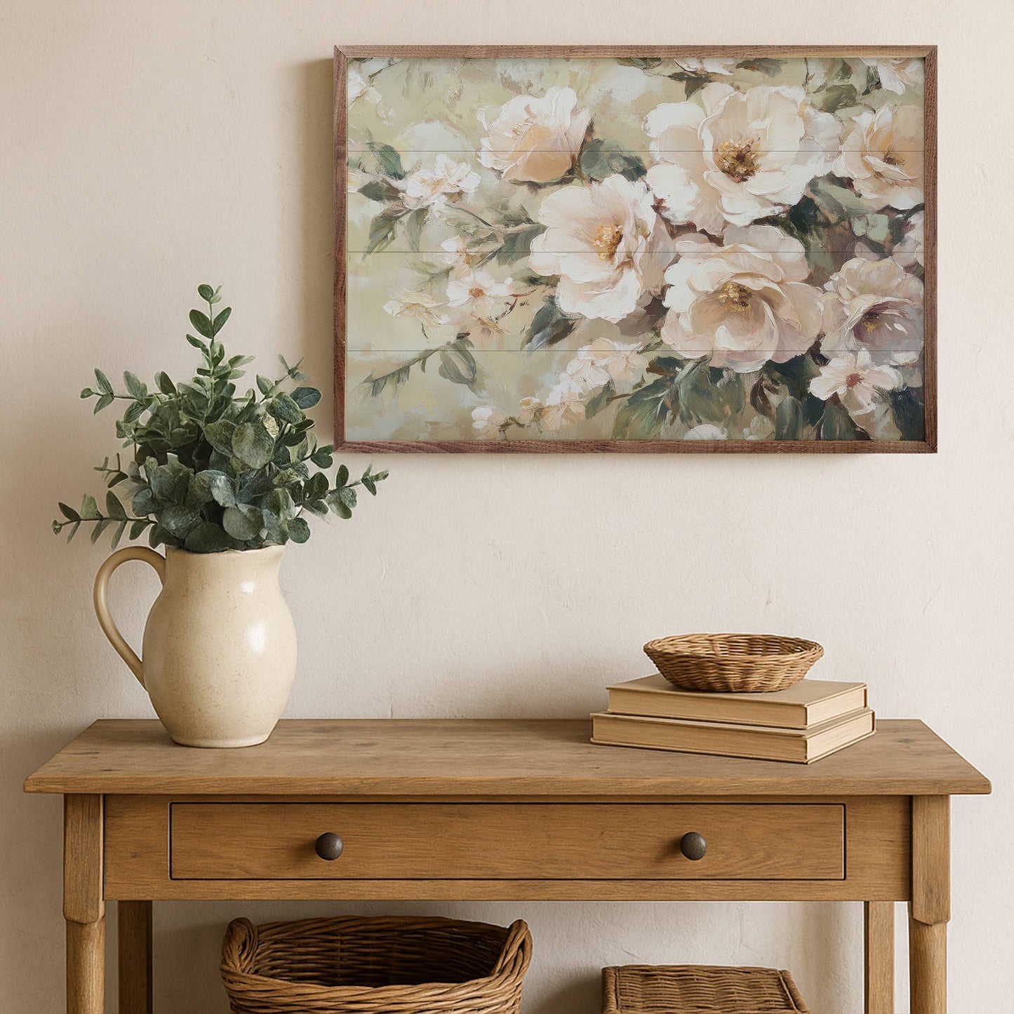 Neutral Blushing Blooms By Petals Prints: 16x10