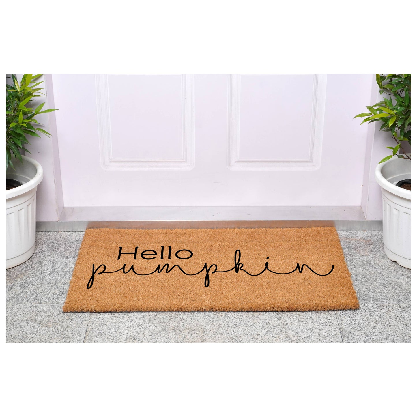 Hello Pumpkin Fall Doormat: 17 x 29