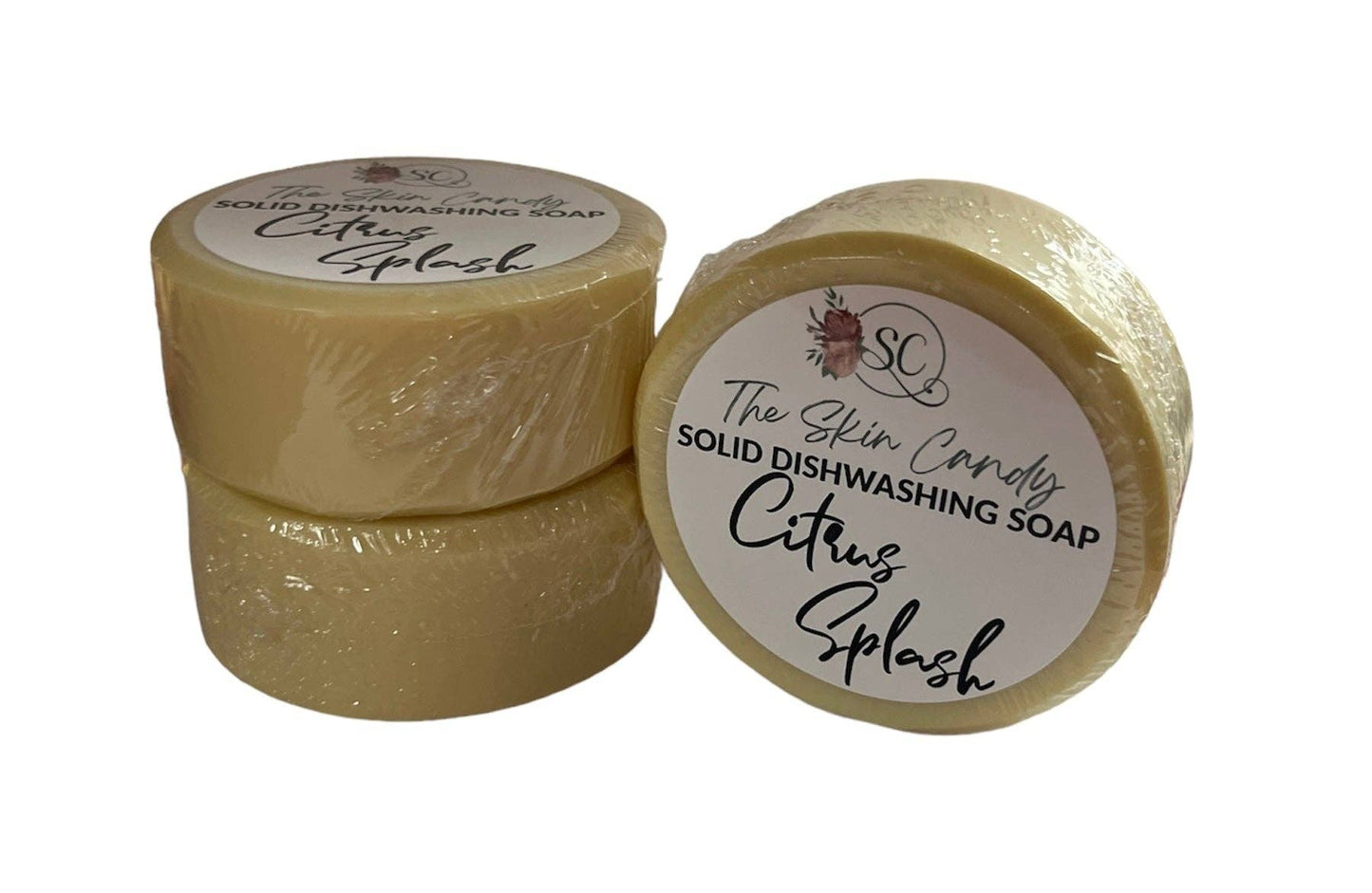 Solid Dish Soap | Refill | Plastic Free | Zero Waste | Vegan: LEMON EUCALYPTUS