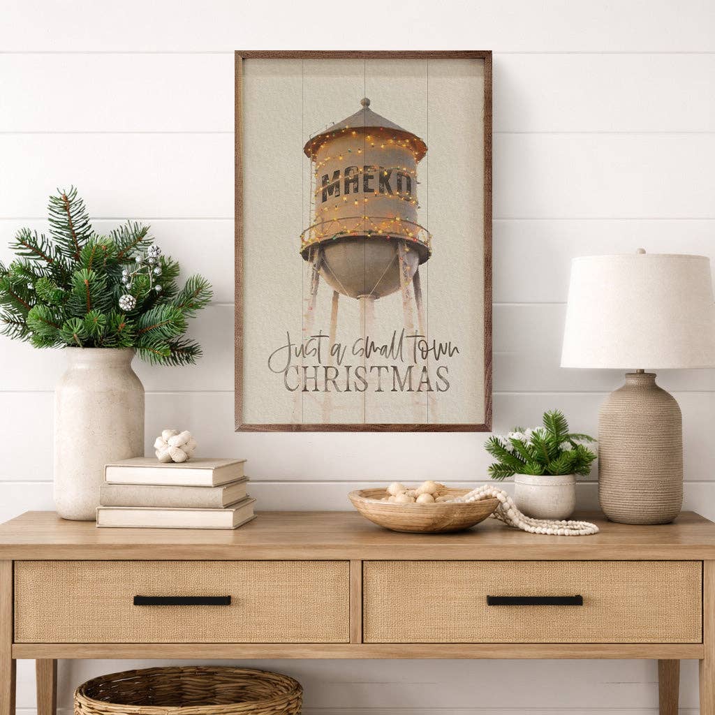 Just A Small Town Christmas La Vernia Water Tower: 5x8