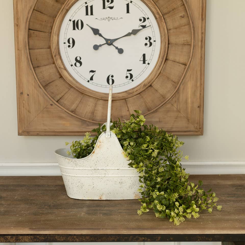 32.75" BOXWOOD AND BERRY HANGING BUSH