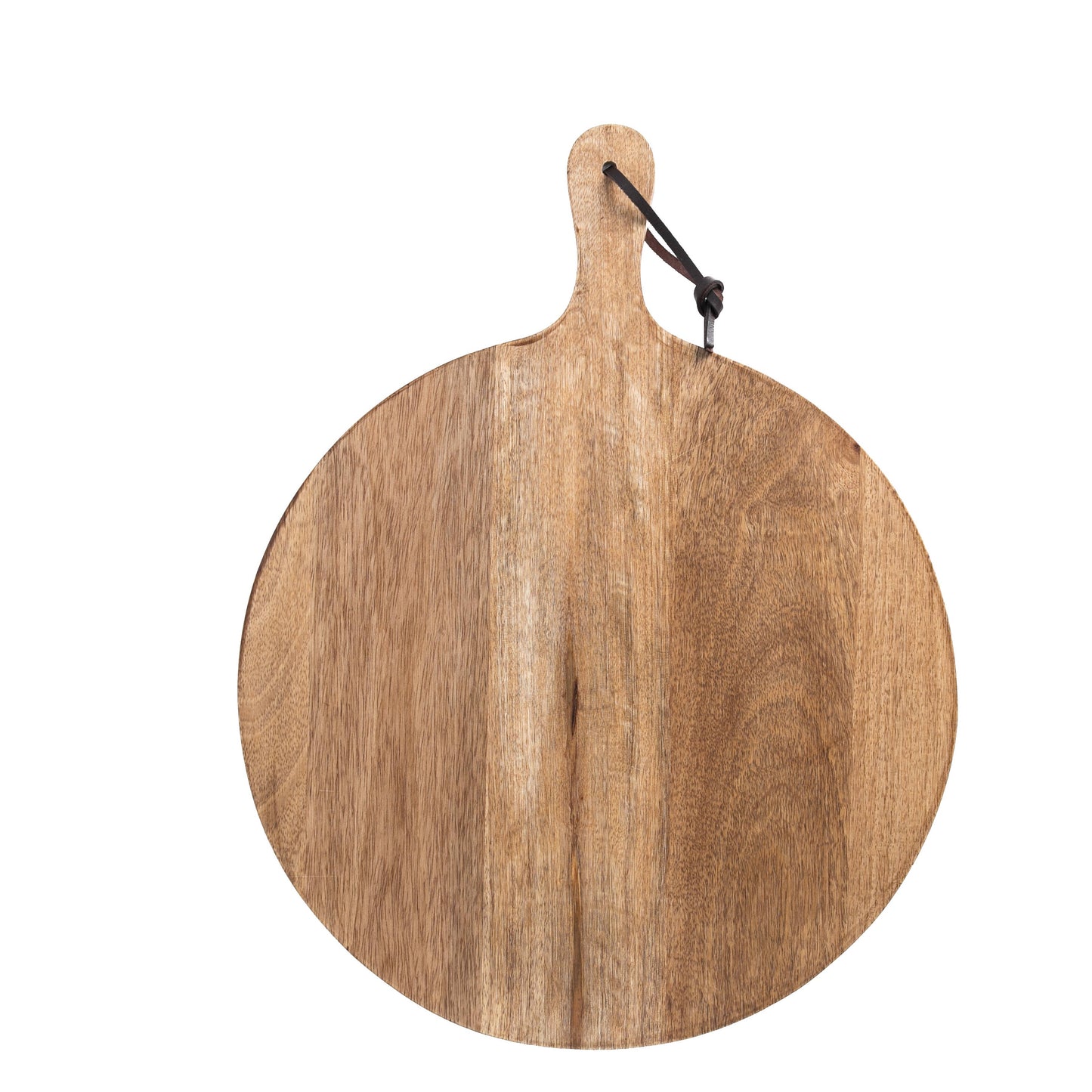Artisan Wood 14" Round Natural Mango Charcuterie Board