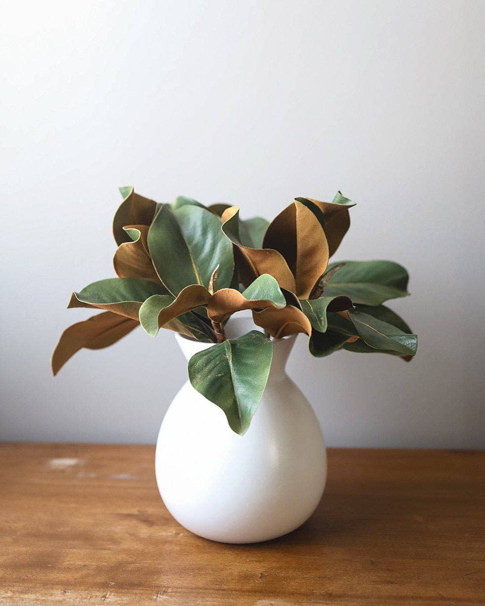 Faux Magnolia Leaves 14"