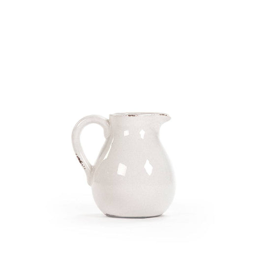 White Pottery Pitcher