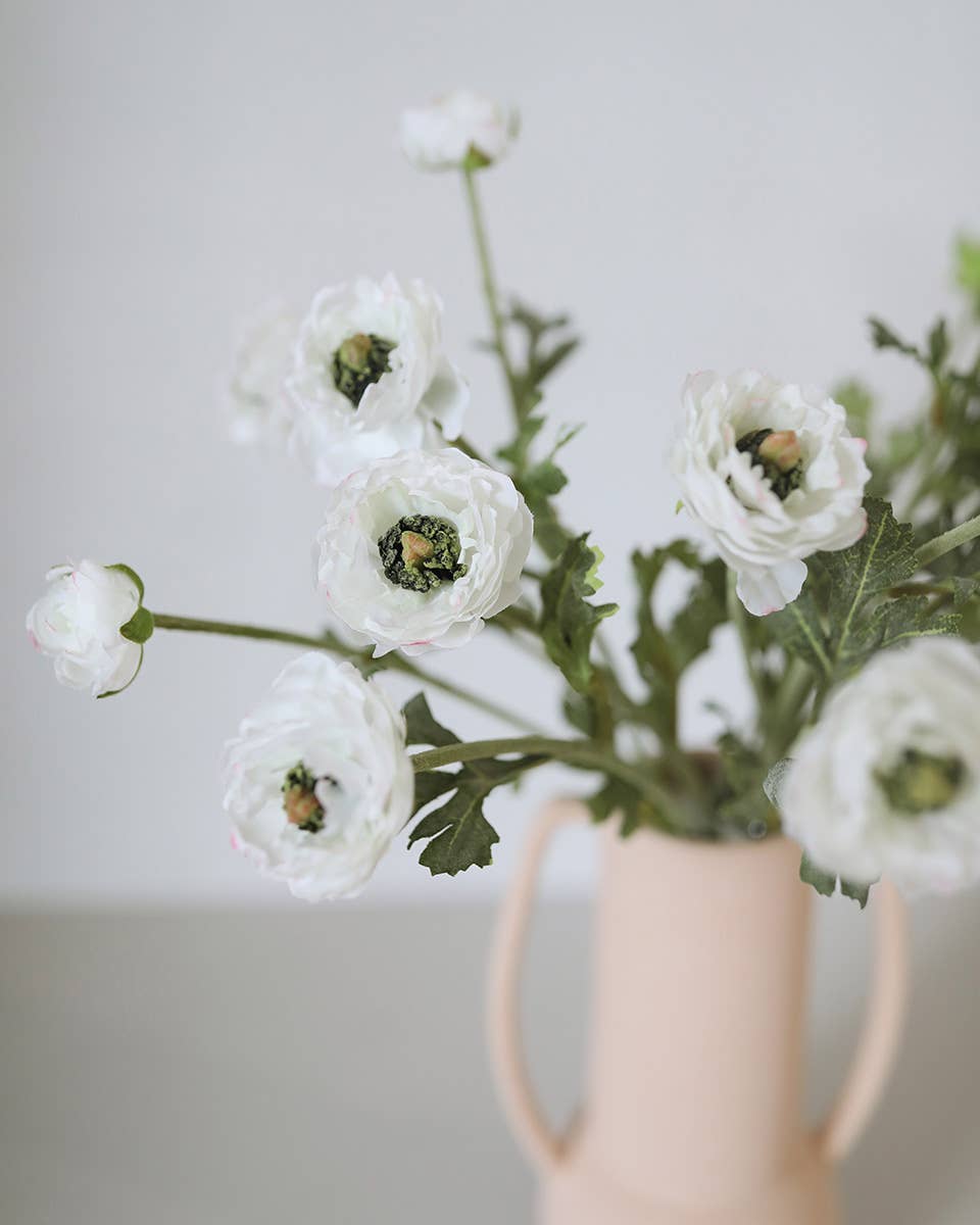 White Ranunculus 18.5"