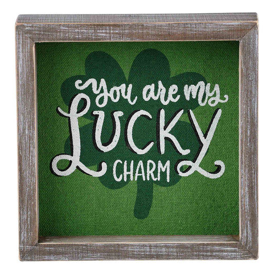 You are My Lucky Charm Framed Board