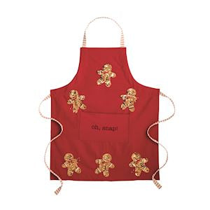 Gingerbread Sequin Apron