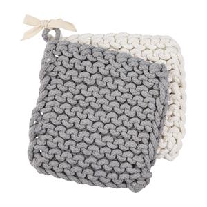 White Crocheted Pot Holders