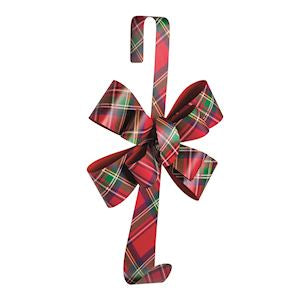 Tartan Bow Wreath Hanger