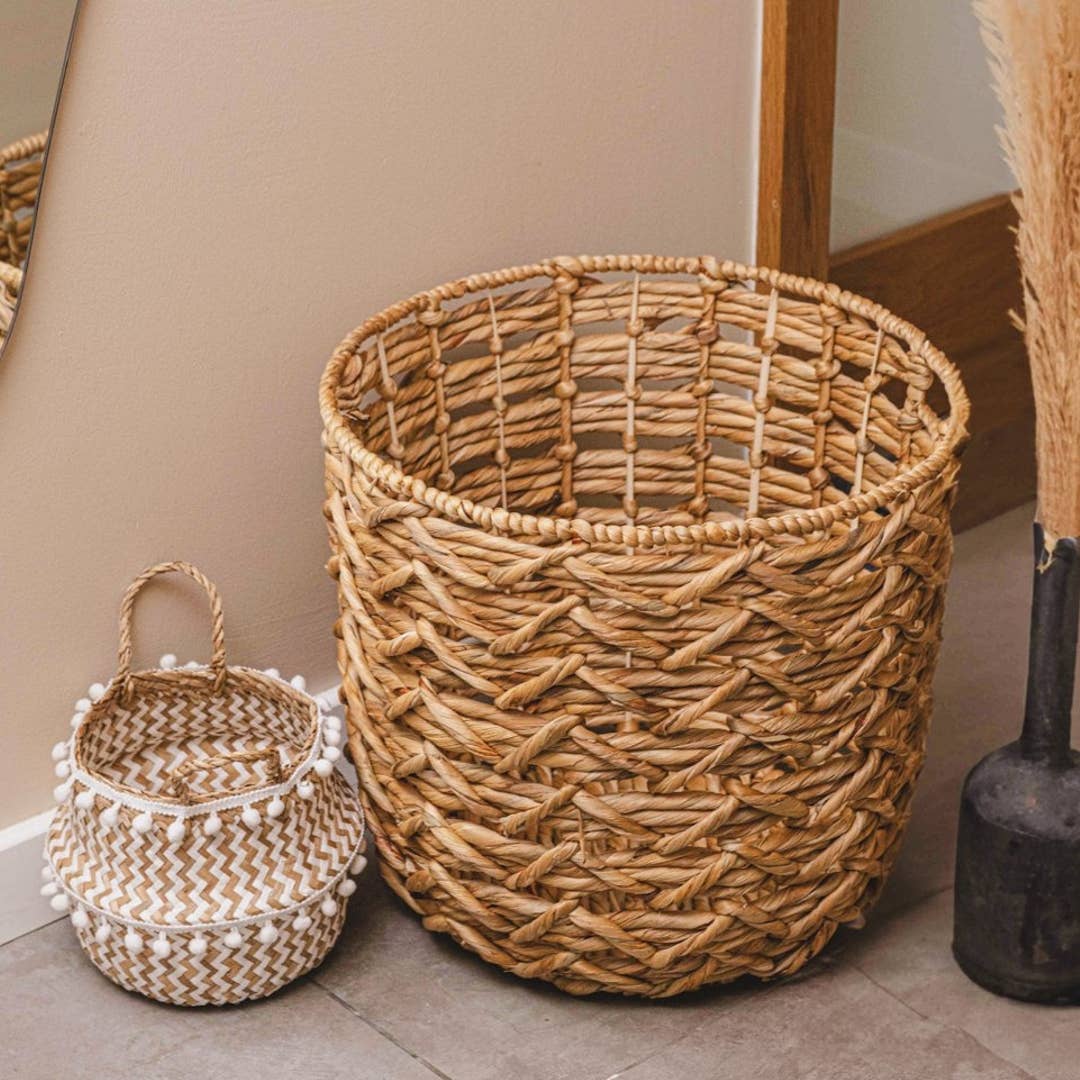 Water Hyacinth Storage Basket