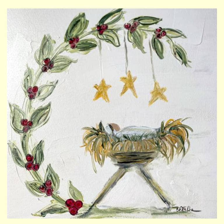 Bridgett's Holly Manger Pillow Swap