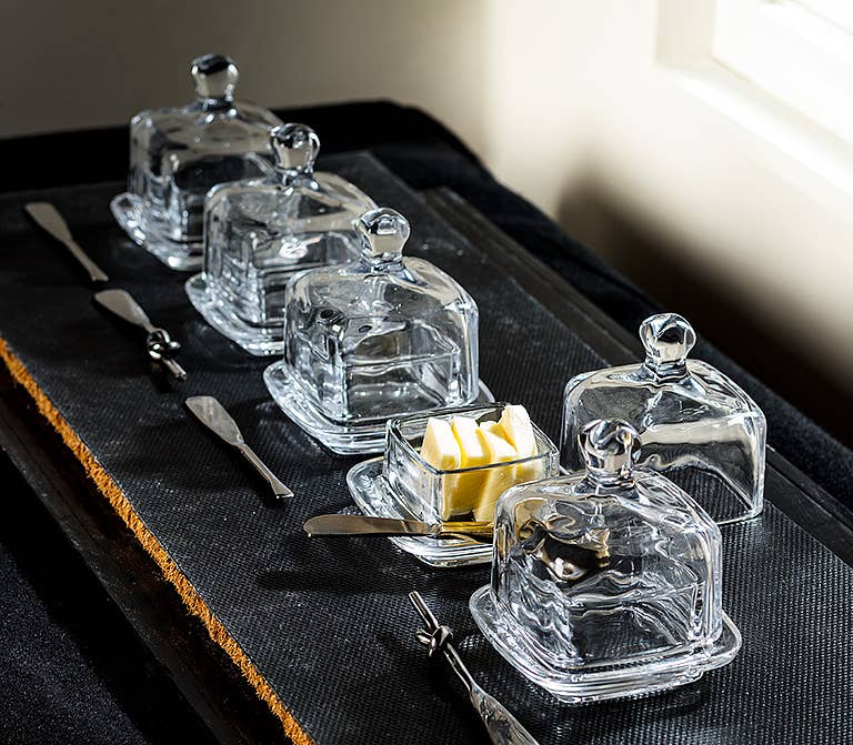 Sm Square Covered Dish-3.5"Sq