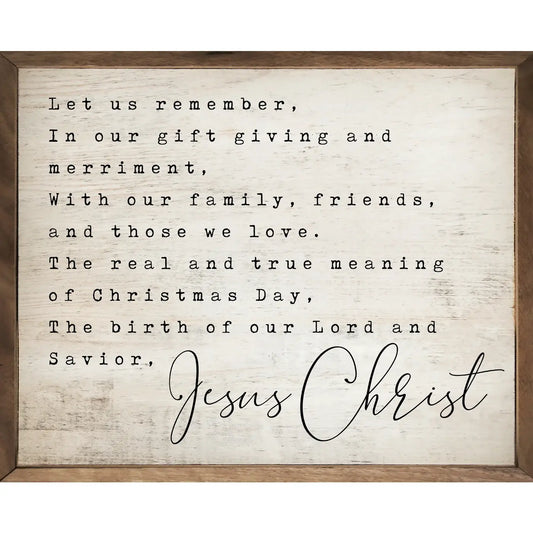 Jesus Christ Whitewash: 10 x 8 x 1.5