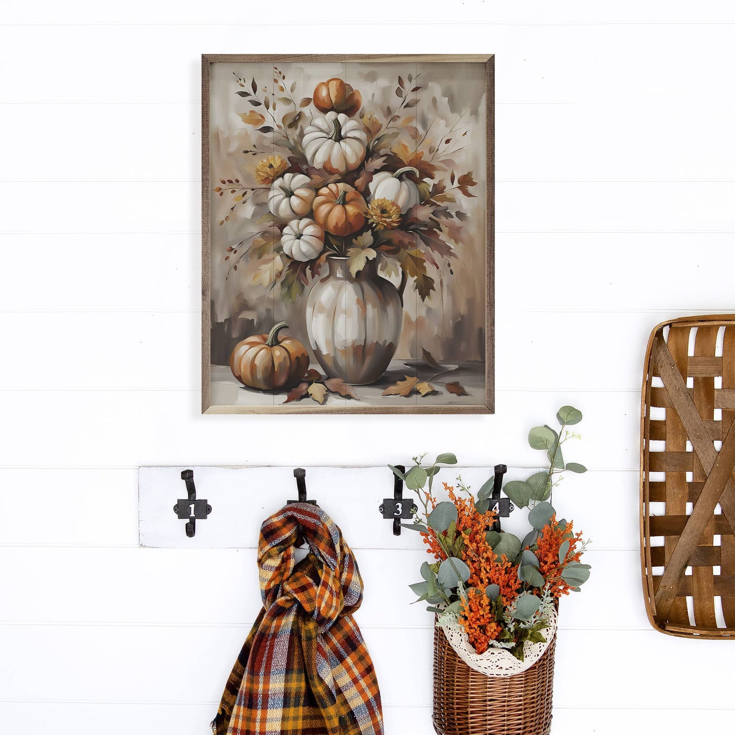 Pumpkin Bouquet: 8 x 10 x 1.5