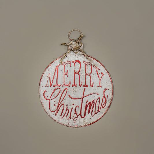 21"Merry Christmas Ornament Sign