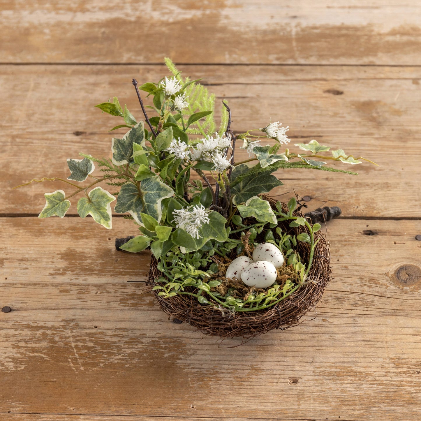 8" Fern & Ivy Bird Nest