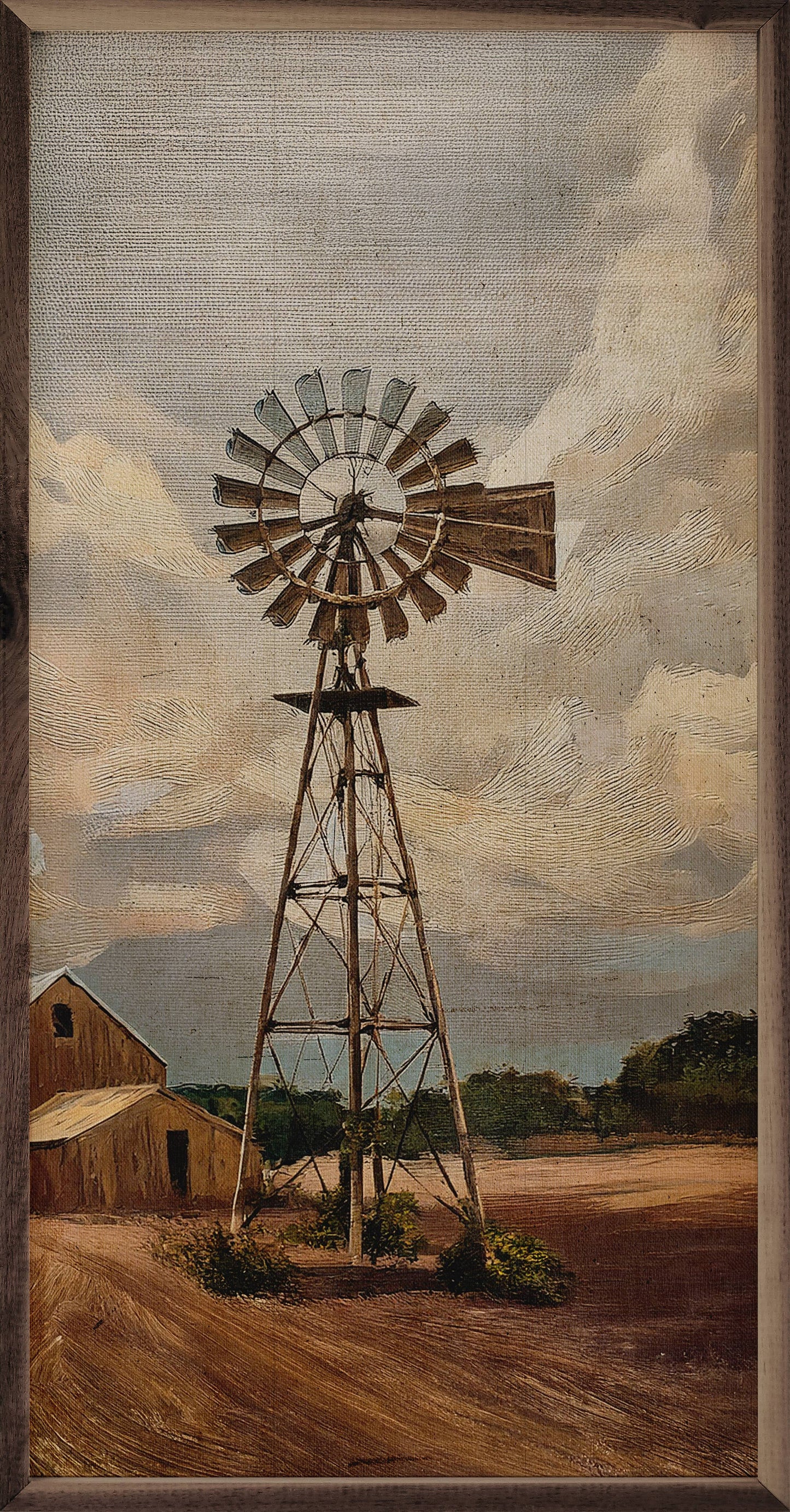 Windmill On The Farm: 18x36