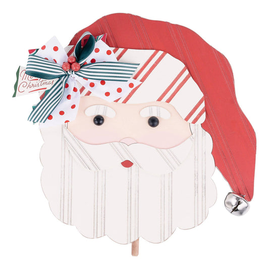 Vintage Santa Topper- Christmas Décor