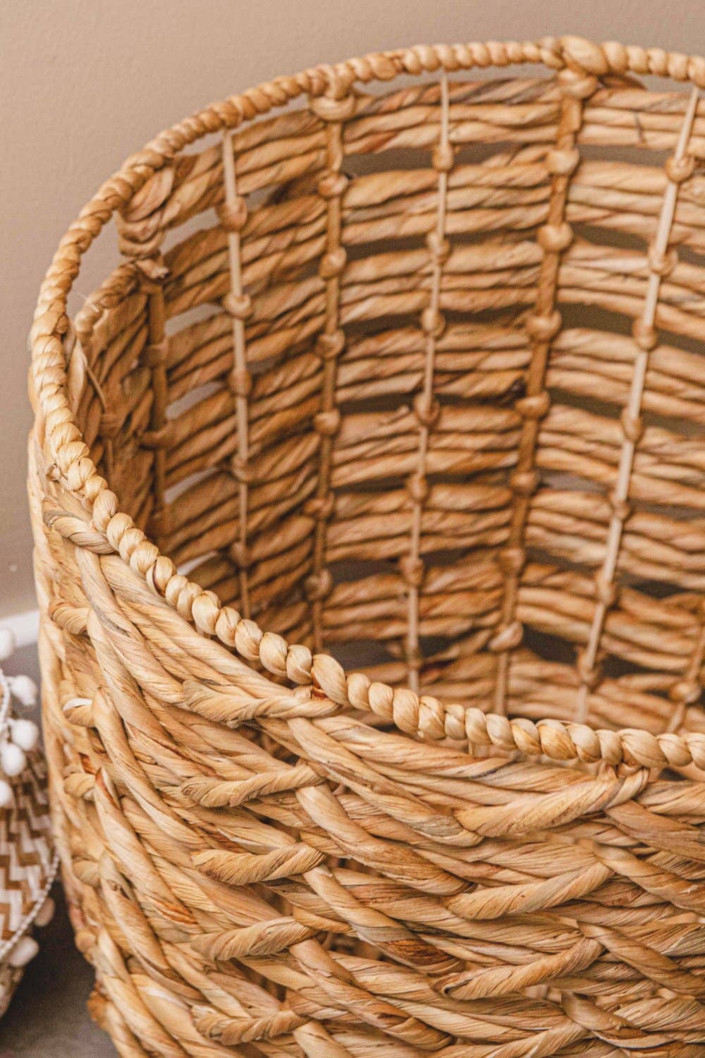 Water Hyacinth Storage Basket