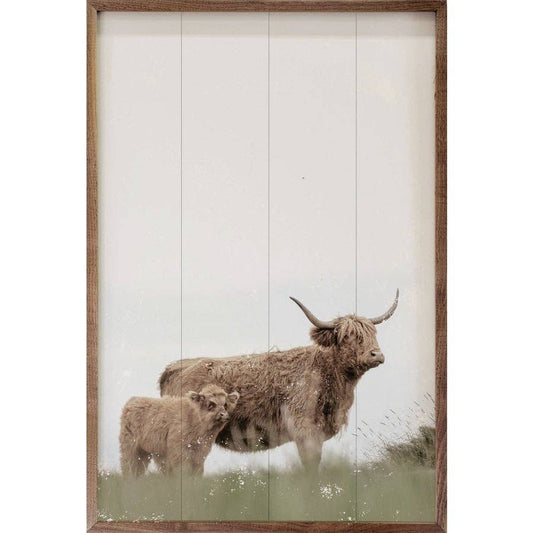 Highland And Baby: 16 x 24 x 1.5