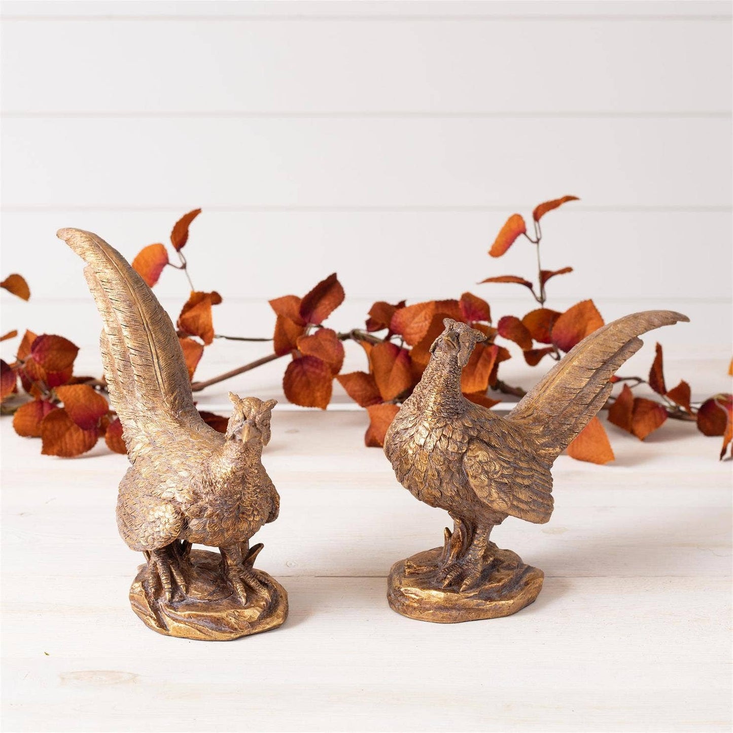 Gold Pheasant Figurine (2 Styles) (Pk/04 Ast)