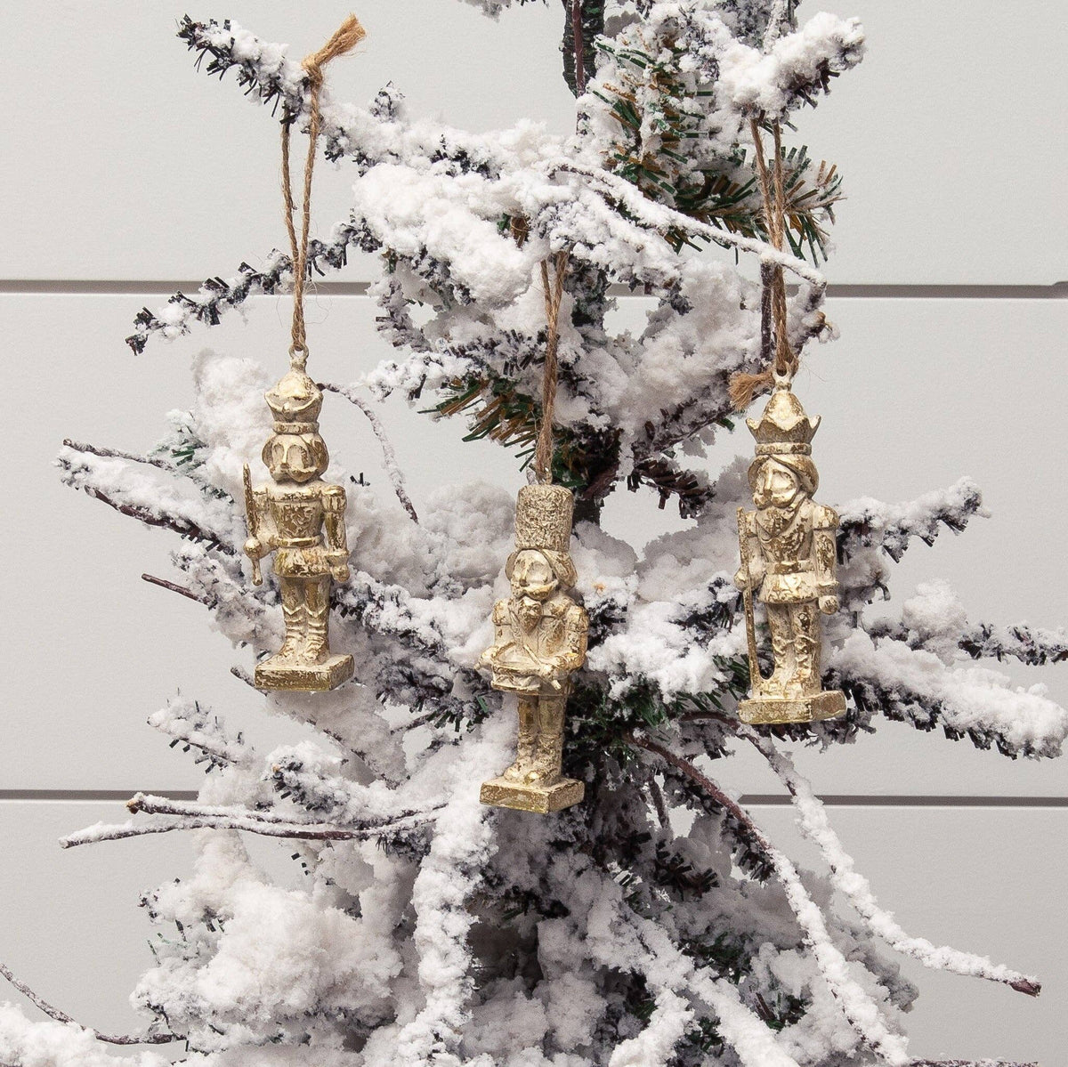 Ornaments - Champagne Nutcrackers (Pk/03 Ast)