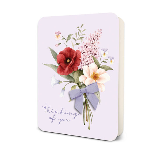 Posy Bouquet Deluxe Greeting Card