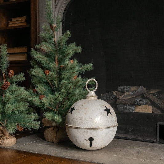 12" WHITE STAR SLEIGH BELL