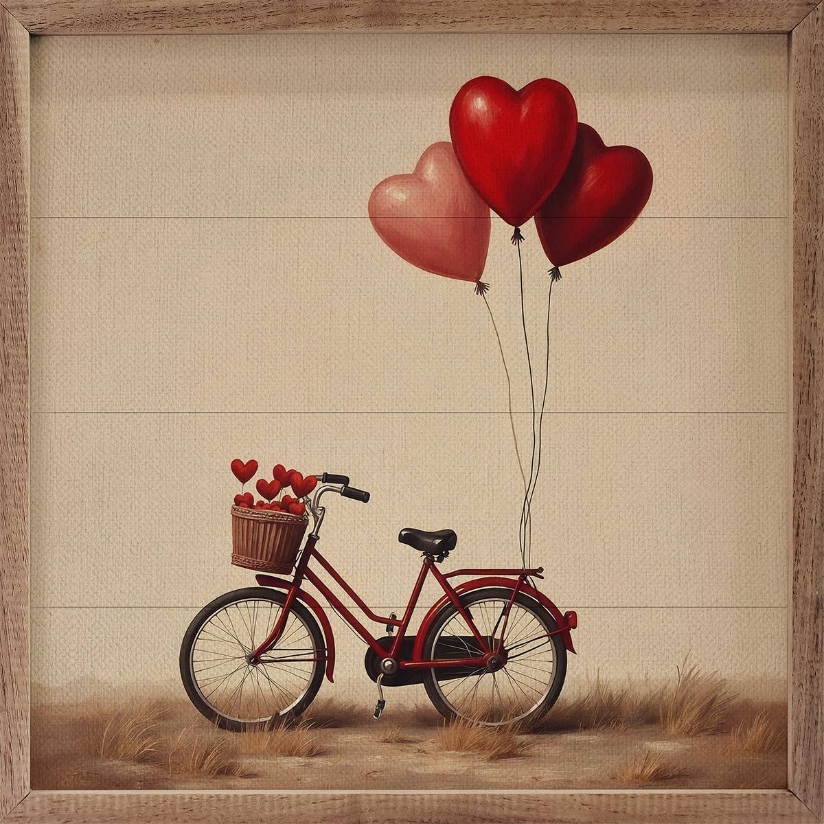 Red Valentine's Heart Bike: 8x8