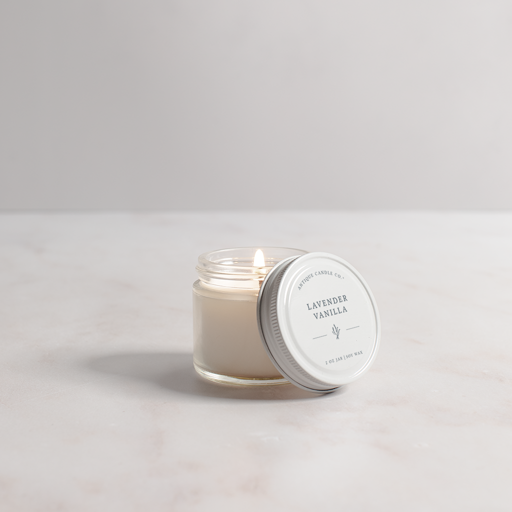 Lavender Vanilla - Soy Wax Candle: 16 oz