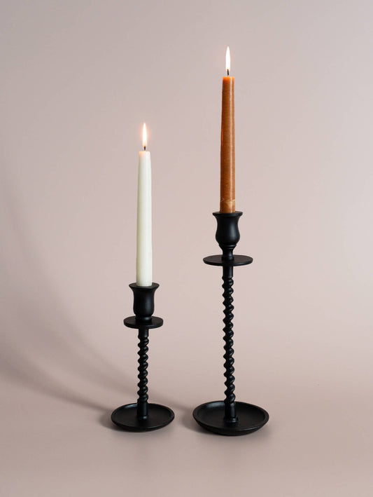 Corkscrew Taper Holder Black Small