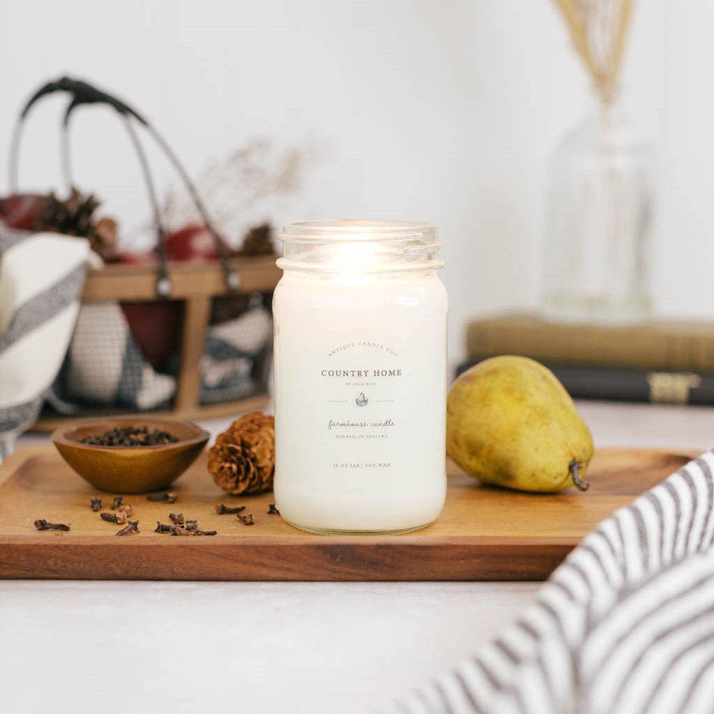 Country Home - Soy Wax Candle: (16oz)