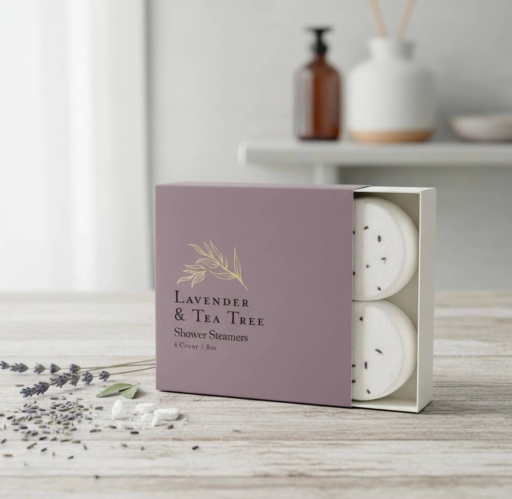 Lavender & Tea Tree l Shower Steamer Gift Set 
